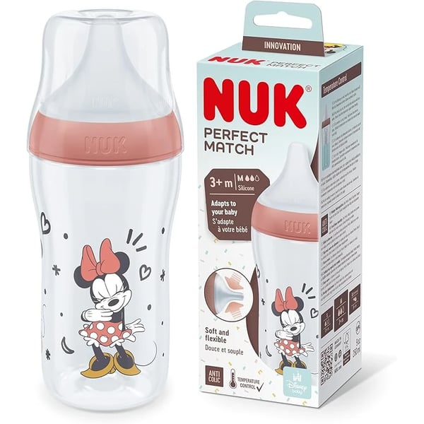 Nuk Biberão Perfect Match Minnie Tetina Silicone M 260ml
